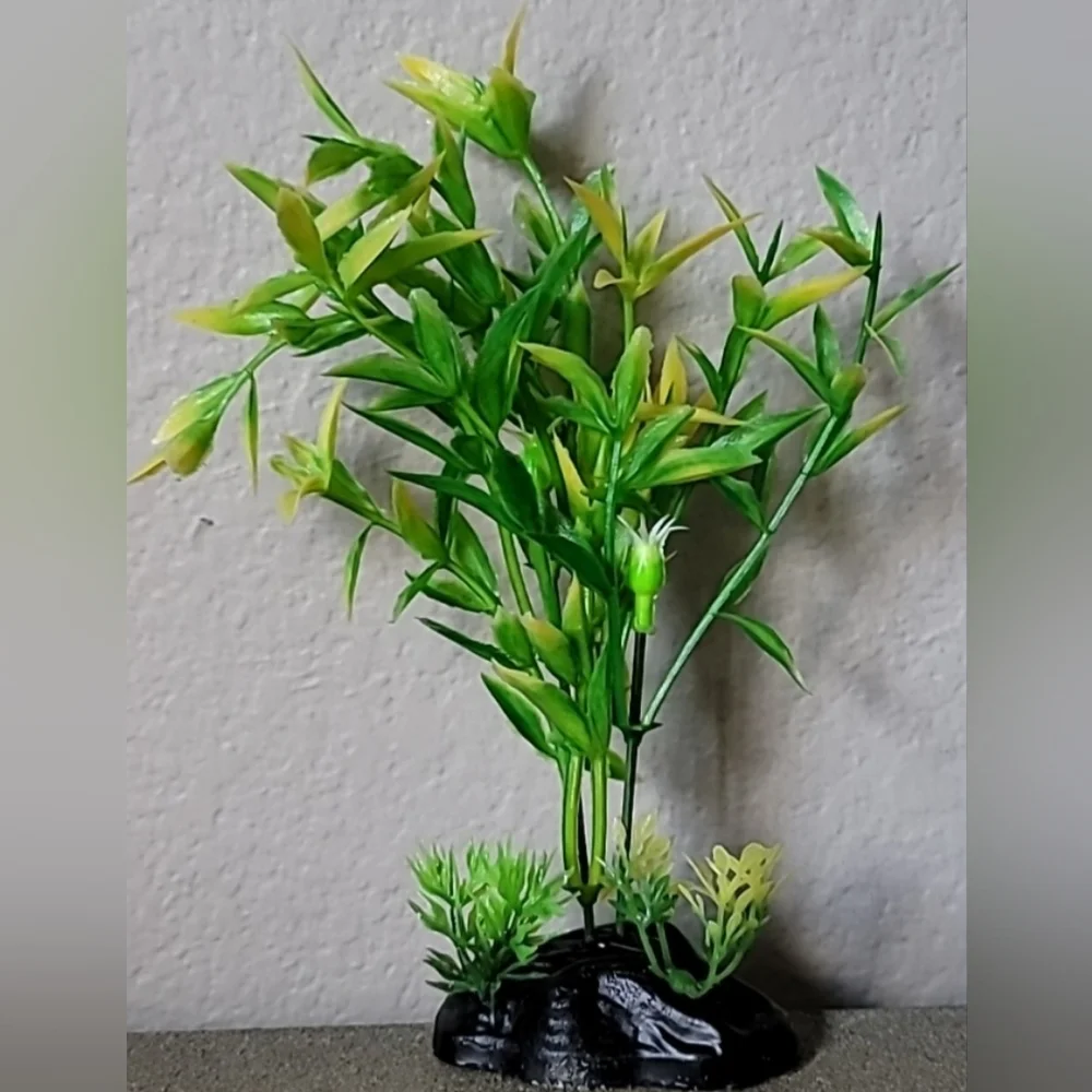 New! TOPFIN Underwater Worlds Large Aquarium Plants Value Pack of 4